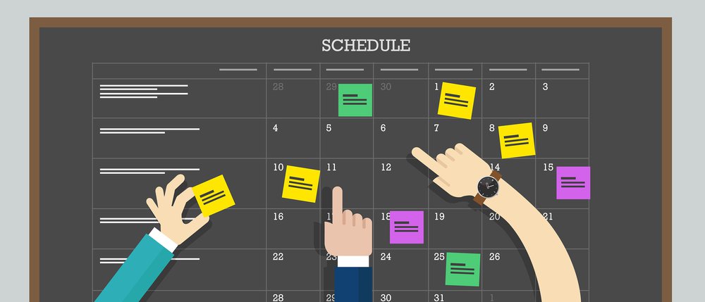 Create Content Marketing Work Schedule