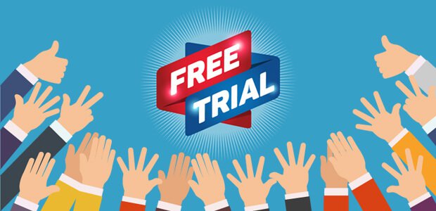 Free trial sign ups